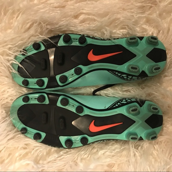 Nike Teal HyperVenom Cleats - Picture 3 of 6
